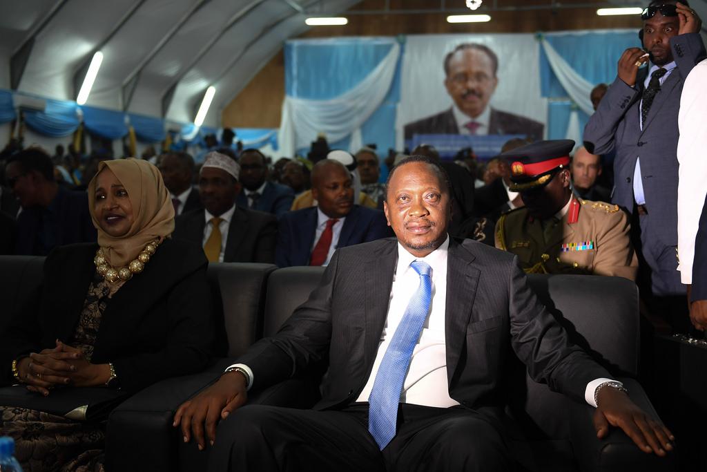 President Uhuru Kenyatta (pictured) and his Jubilee coalition face a strong challenge from the NASA alliance, led by Raila Odinga. Credit: AMISOM/Ilyas Ahmed.