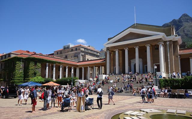 Outside the University of Cape Town. Credit: Ian Barbour.
