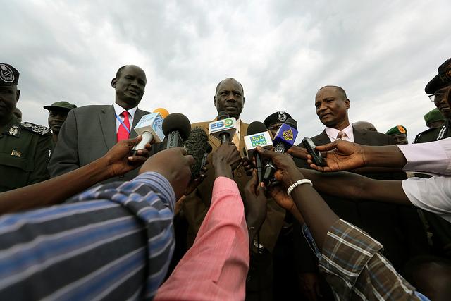In South Sudan, journalists are regularly detained and threatened. Credit: UNMISS.