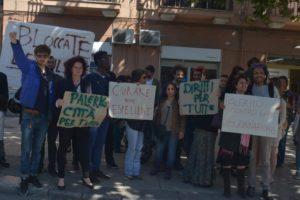 Protest against Italy deportation of African migrant