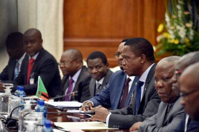 President Edgar Lungu is accused of embarking on a campaign against opposition voices across society. Credit: GCIS.