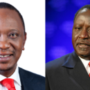 The two front runners, President Uhuru Kenyatta (left) and Raila Odinga (right). Credit: State House of Kenya/World Economic Forum.