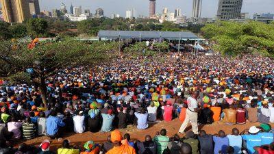 Kenya election rally. Credit: Commonwealth Secretariat.