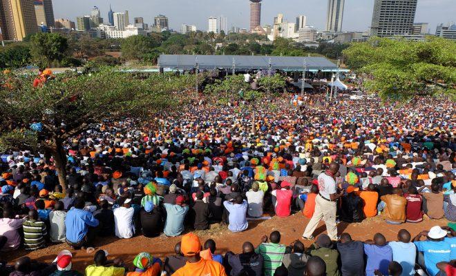 Kenya election rally. Credit: Commonwealth Secretariat.