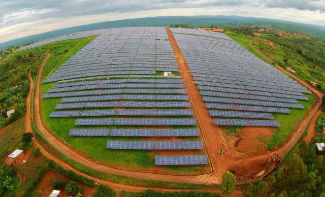 A solar field in Rwanda. Credit: Sameer Halai.