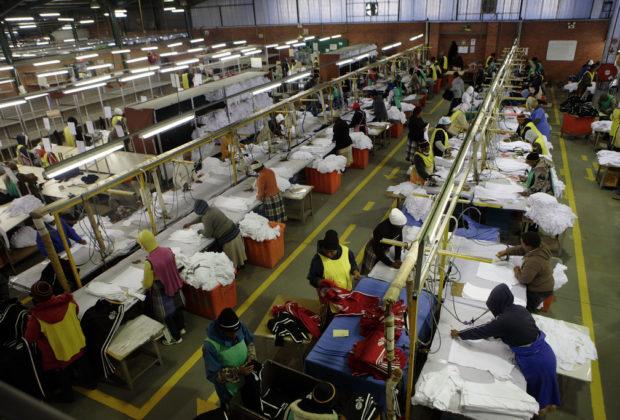 A textile factory in Lesotho. Credit: John Hogg.