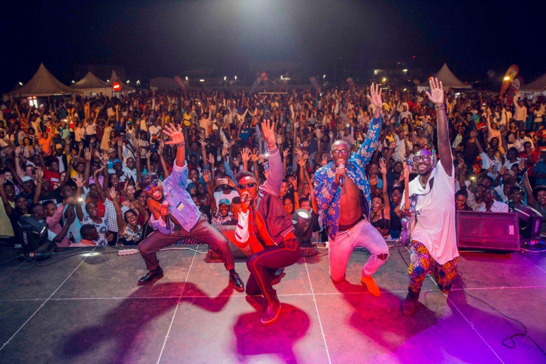 Sauti Sol performing in Burundi. Credit: SautiSol.