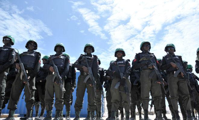 Nigerian police officers, on rotation as part of the AU police force in Somalia. Credit: AU UN IST/David Mutua.