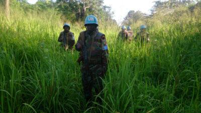 UN peacekeepers in Tanganyika, one of the regions that has seen escalating conflict. Credit: MONUSCO.