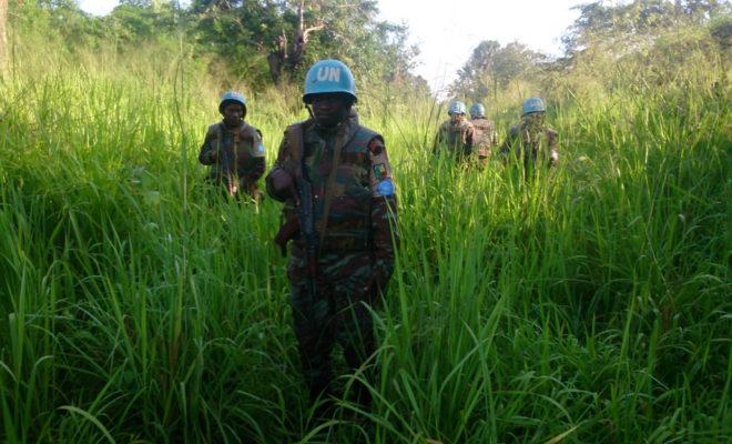 UN peacekeepers in Tanganyika, one of the regions that has seen escalating conflict. Credit: MONUSCO.
