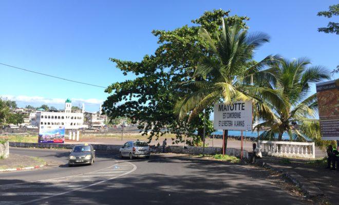 A billboard in Moroni, Comoros' capital, reads: "Mayotte is Comorian and will always be". Credit: Ali Y. Alwahti.