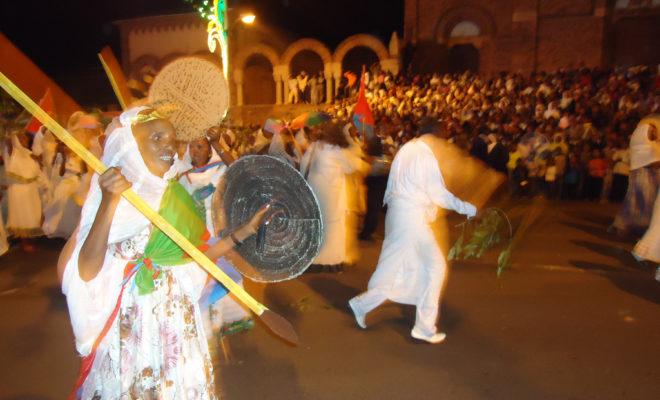 Eritrean celebrating the anniversary of the nation's independence. Credit: The Come Up Show.