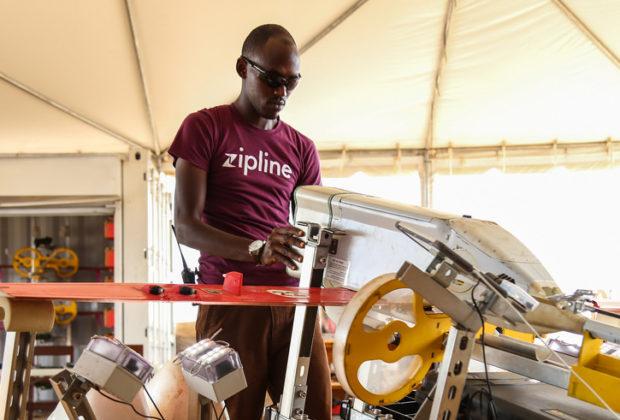 Rwanda has been using drones to deliver blood, but the technology could be expanded to other urgent deliveries in tackling NTDs. Credit: Sarah Farhat/World Bank