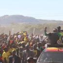 Zimbabwe's President Mnangagwa on a campaign rally ahead of the 2018 elections. Credit: EDM.