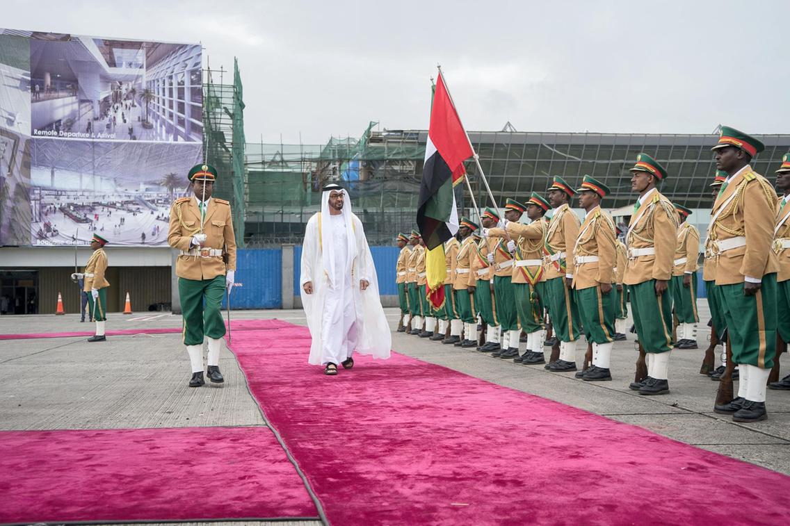 The UAE's Sheikh Mohammed bin Zayed, Crown Prince of Abu Dhabi, visiting Addis Ababa. Credit: Crown Prince Court, Abu Dhabi.