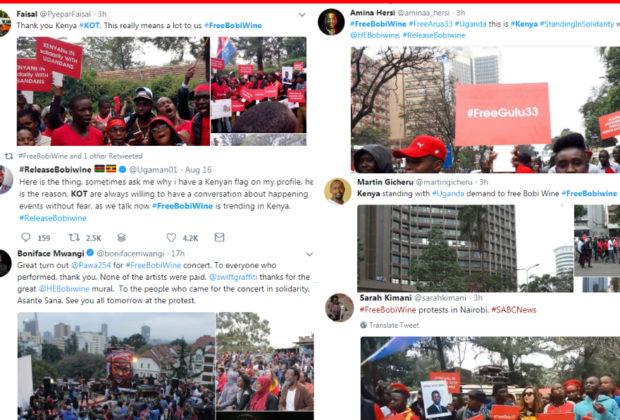 When Ugandan politician Bobi Wine was arrested, people across East Africa voiced their opposition both online, through the #FreeBobiWine hashtag, and offline.