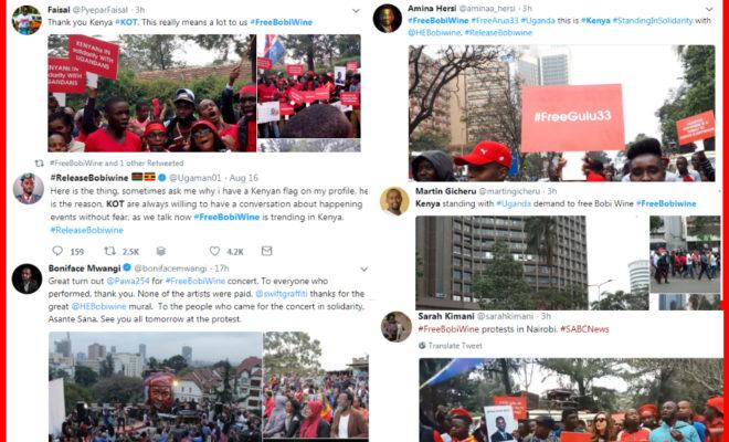 When Ugandan politician Bobi Wine was arrested, people across East Africa voiced their opposition both online, through the #FreeBobiWine hashtag, and offline.
