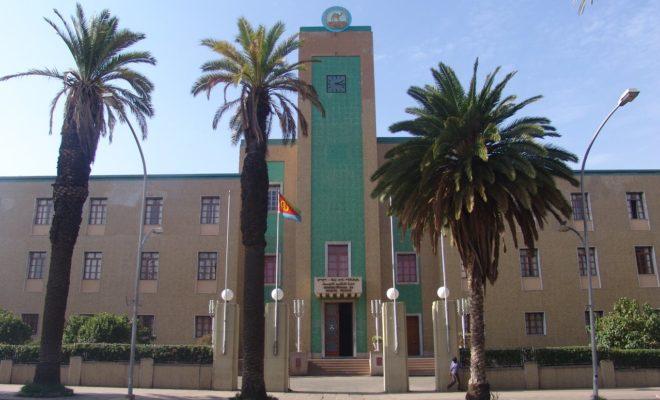 Eritrea's government building in Asmara.