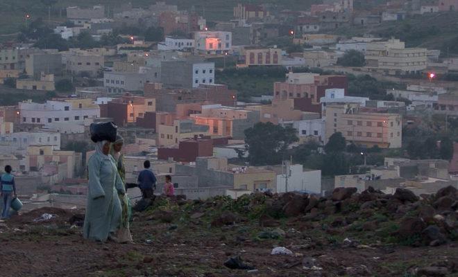 The Spanish enclaves of Melilla and Ceuta in Morocco are the two places where Africa and Europe share a direct border, providing one possible route for migration. Credit: Stéphane M. Grueso.