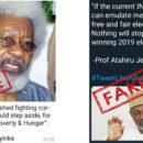 Examples of fake news around Nigeria's 2019 election.