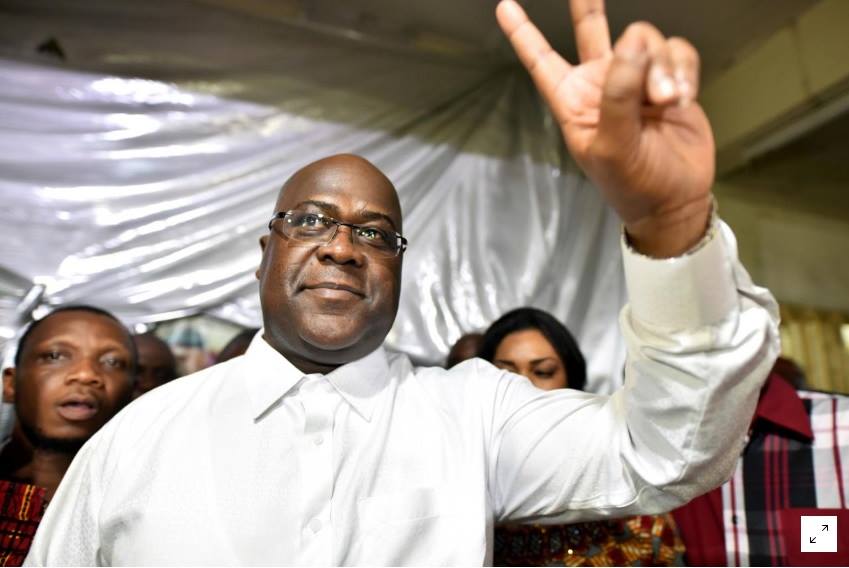 The DR Congo's new President Tshisekedi officially won the December 2018 elections.