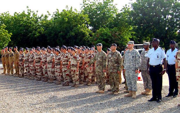 France Chad: French and Chad military participate in ceremony to commemorate launch of Operation Barkhane. Credit: Chief Warrant Officer 3 Martin S. Bonner.