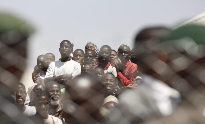 Tramadol: At a camp for internally-displaced persons in Nigeria. Credit: UK Mission to the UN/Lorey Campese.