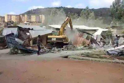 In February, bulldozers began demolishing thousands of homes in Legetafo Legedadi, outside Addis Ababa.