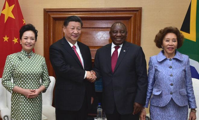 President Cyril Ramaphosa hosts President Xi Jinping of the People’s Republic of China on a State Visit to South Africa. Credit: GCIS.