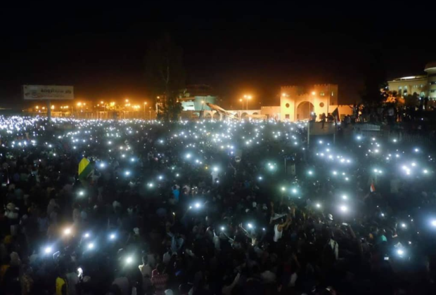 From the night of 7 April in Khartoum, Sudan.