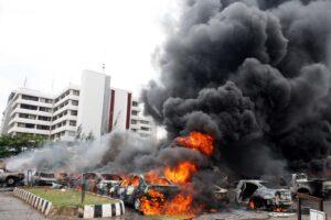 The August 2011 Boko Haram bombing outside the UN building in Nigeria's capital Abuja killed at least 21 people. Credit: Gbemiga Olamikan.