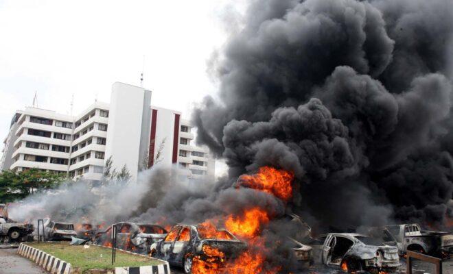 The August 2011 Boko Haram bombing outside the UN building in Nigeria's capital Abuja killed at least 21 people. Credit: Gbemiga Olamikan.