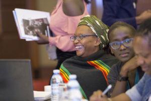 Dr Stella Nyanzi at a human rights conference in 2018. Credit: Chapter Four Uganda.