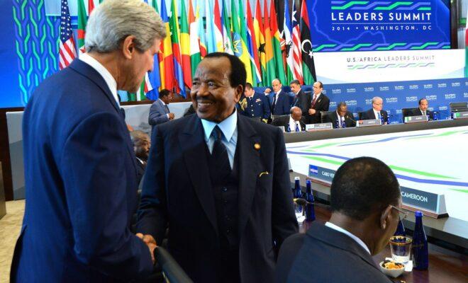 Cameroon crisis: President Paul Biya, 86, has been in power since 1982. Credit: US State Department.