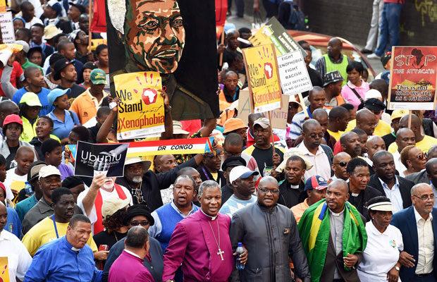 A march against xenophobia following attacks on foreign nationals in South Africa back in 2015. Credit: GCIS.