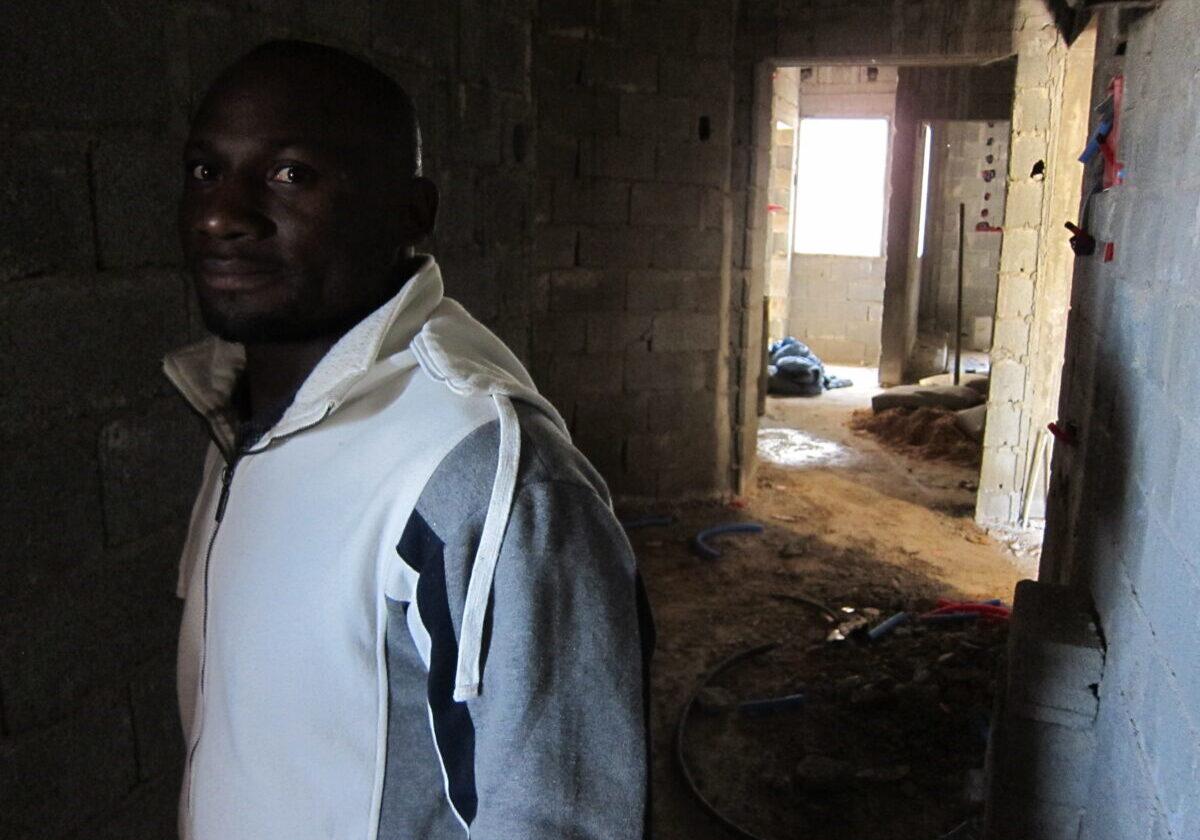 Kaye, one of thousands of Ghanaian migrants in Libya. Credit: Hans Lucht.