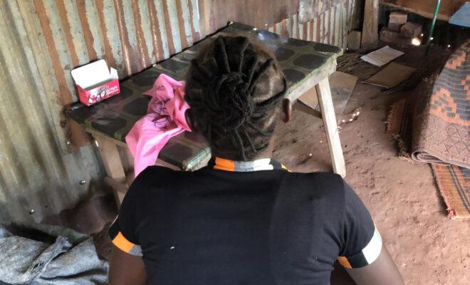 A woman who was detained by rebel forces in South Sudan. Credit: Nyagoah Tut Pur.