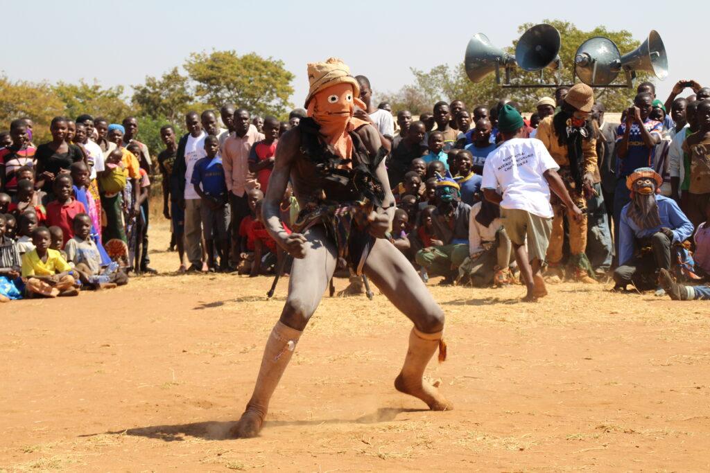 The Gule Wamkulu dance in session. Credit: Madalitso Kateta