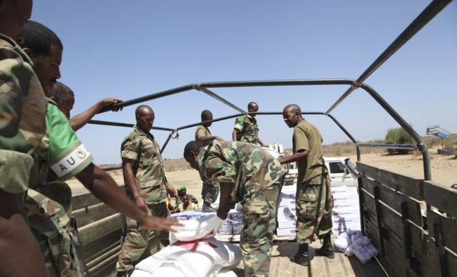 The COVID-19 pandemic has led to the suspension of AU meetings, the closure of offices, and changes to missions like AMISOM (pictured). Credit: AU/UNISTPHOTO /Mohamed Guled.