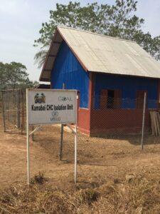 Isolation ward, village health centre, Sierra Leone