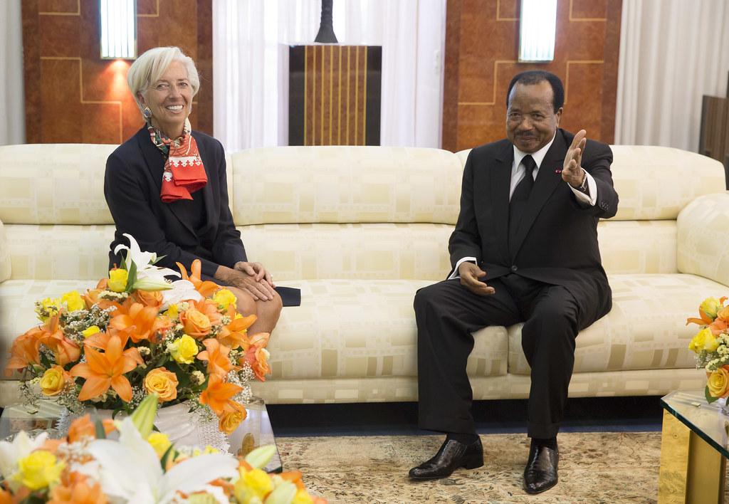 cameroon and covid-19 President Paul Biya meeting with IMF director Christine Lagarde in 2016. Credit: IMF Staff Photo/Stephen Jaffe.