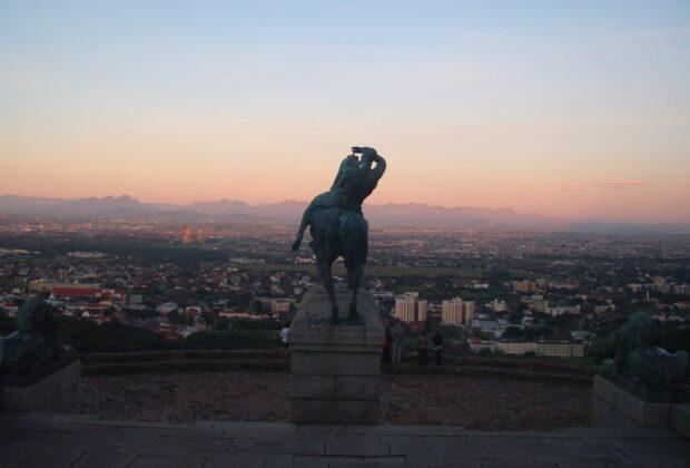 Many aspects of Africa's place in global economic structures has not changed since the time of Cecil Rhodes (memorial pictured) and before. Credit: Kathleena LO.