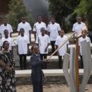 rwanda trust President Paul Kagame lights the Flame of Remembrance to commemorate the 1994 genocide in 2018. Credit: Paul Kagame.