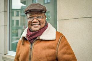 Tundu Lissu. This portrait was taken during my visit to Belgium in February 2020, before he returned to Tanzania to run for president.