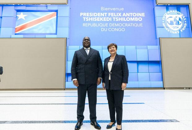 President Felix Tshisekedi of the DRC in Washington, DC, in March 2020. Credit: IMF/Joshua Roberts.