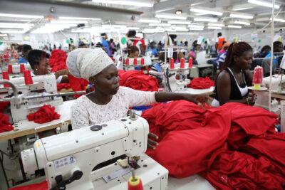 uk africa trade Dignity factory workers producing shirts for overseas clients in Accra, Ghana. Credit: Dominic Chavez/World Bank.