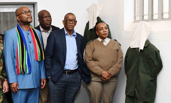 ANC Secretary-General Ace Magashule (third from left) at at the 40th commemoration of Solomon Kalushi Mahlangu. Credit: : GCIS. south africa corruption