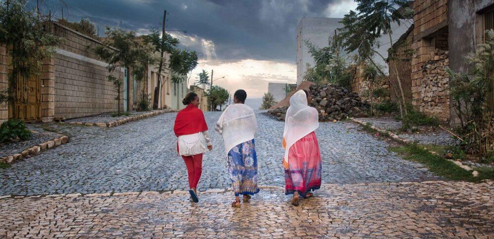 eritrea Adigrat Street in Tigray, Ethiopia. Credit: Rod Waddington.