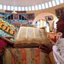 At the Church of Our Lady of Zion in Axum, Tigray region of Ethiopia. Credit: Jasmine Halki.