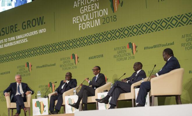 At the 2018 Alliance for a Green Revolution Forum. Credit: Paul Kagame.